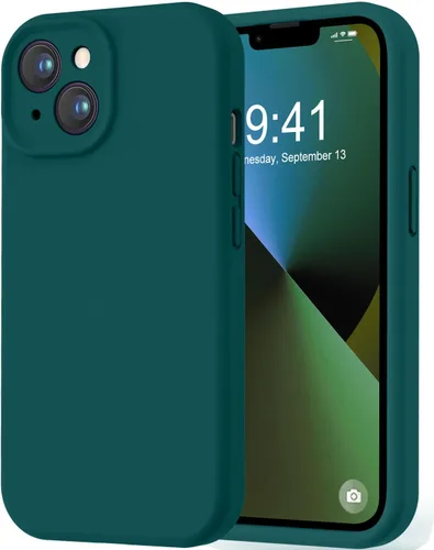 Miniatura 76 de LOVE 3000 Compatible con Funda para iPhone 15, [Cámara de Cobertura Completa de Silicona Suave] [Protección contra Caídas de 8 pies], Forro de Negro
