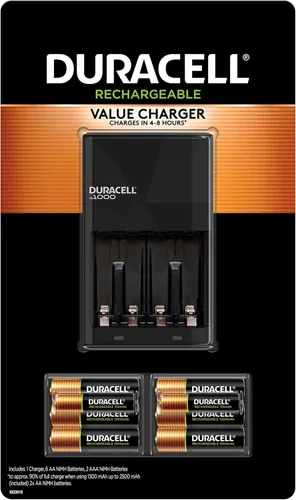 Miniatura 10 de Duracell Pilas AAA recargables de 4 unidades, potencia de larga duración, batería NiMH triple A precargada multiusos para dispositivos domésticos