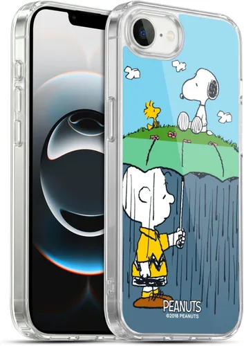 Miniatura 288 de Head Case Designs Funda de gel con licencia oficial de Peanuts Snoopy & Woodstock Halfs and Laughs [protección de grado militar] compatible