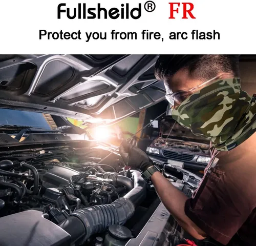 Miniatura 23 de Fullsheild FR - Máscara facial resistente al fuego, cubierta completa, polaina para el cuello, para soldar, caza, ejército, trabajo militar