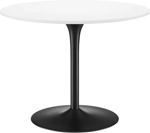 Miniatura 8 de Modway EEI-6313-WAL-BLK Pursuit - Mesa de comedor de 40 pulgadas, color negro nogal