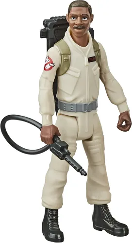 Miniatura 2 de Hasbro Ghostbusters Fright cuenta con figura de Winston Zeddemore con figura interactiva de fantasma y accesorio para niños a partir de 4 años, gran