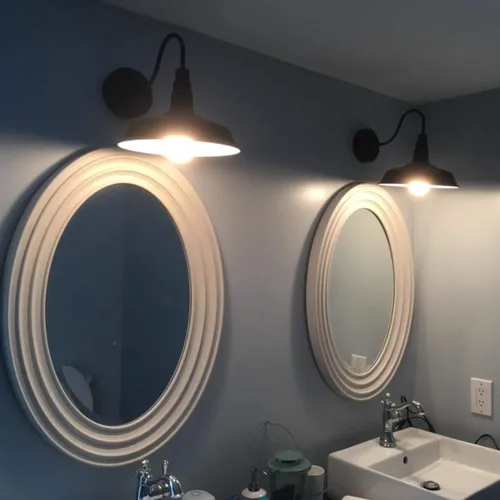 Miniatura 8 de BRIGHTESS Lámparas de baño, luz negra de tocador, luz decorativa de granero, lámparas de pared E26, apliques de pared para cocina y dormitorio