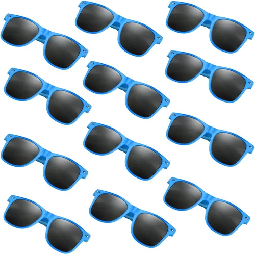 Miniatura 48 de FEPITO Paquete de 24 lentes de sol de fiesta a granel para regalos de fiesta de cumpleaños, rellenos de bolsas de golosinas para playa, piscina