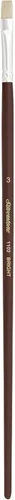 Miniatura 35 de Silver Brush Limited 1903S6 Bristlon Filbert - Brocha para pinturas acrílicas y al óleo, tamaño 6, mango corto Filbert - Mango corto