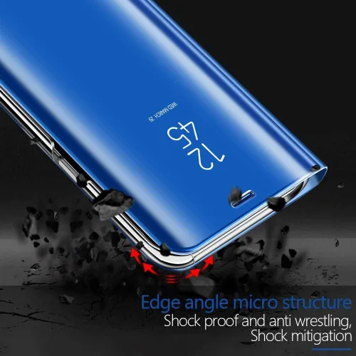 Miniatura 4 de Funda inteligente para Galaxy S22 Ultra Sleep/Wake Window's View Design Flip 360 de cuerpo completo protector de pantalla integrado delgado y duro