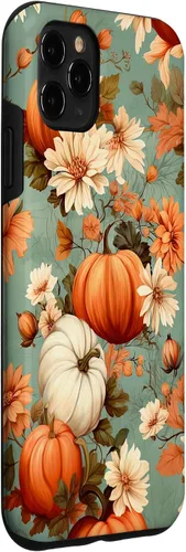 Miniatura 3 de Funda con temática de otoño para iPhone 11 Pro Max con diseño de calabaza de otoño
