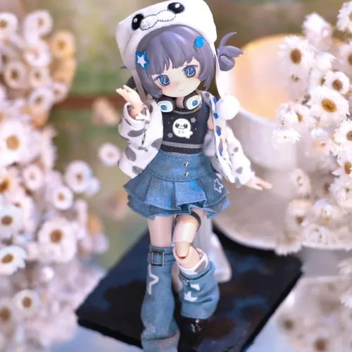 Miniatura 7 de CALEMBOU BJD Caja Sorpresa, Muñeca Articulada de 20cm de la Serie Mascotas Electrónicas Lindas, Muñeca de Vestir Linda con Articulaciones, Colección