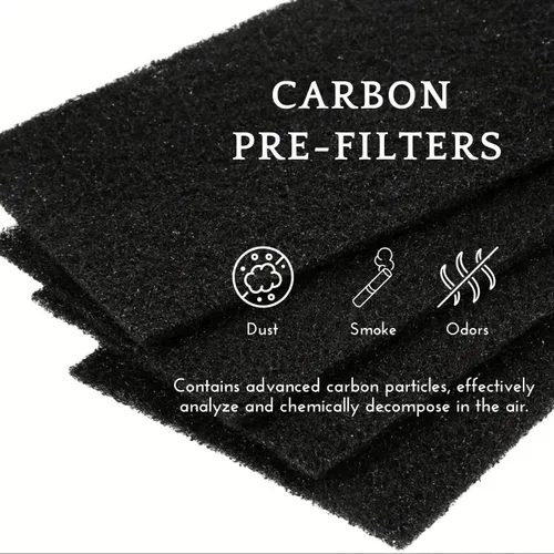 Miniatura 7 de Nispira AER1 HAPF300AHD - Filtros de eliminación de alérgenos para purificador de aire Holmes HAPF300AH-U4R HAPF30AT HAP242-NUC, 4 HEPA 4 Carbon