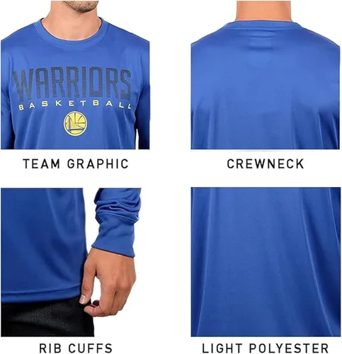 Miniatura 5 de Ultra Game NBA - Camiseta de manga larga para hombre Color del