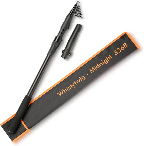 Miniatura 12 de Whistytwig Carbon Fiber Telescopic Fishing Rod - Portable Collapsible Design for Travel and Adventure - Versatile Saltwater and Freshwater Fishing