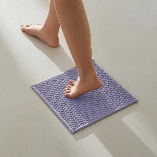 Miniatura 93 de TYUU Alfombras de Baño Antideslizantes Lavables, Tapete de Baño Súper Absorbente Delgado de Pila Baja para Secar Rápido, Alfombra de Baño Pequeña