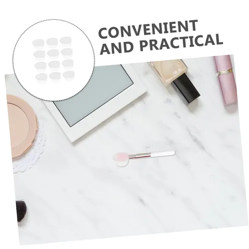 Miniatura 2 de Uonlytech Cubiertas protectoras para cepillos de labios Soporte de silicona para cepillos de labios Cubierta antipolvo