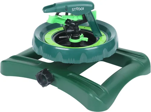 STYDDI Rociador de impulso de patrón para patios medianos a grandes, rociadores pulsantes de riego personalizables para patio, rociador de impulso