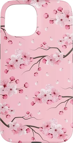 Miniatura 6 de Japanese Cherry Blossom Floral Flower Pattern Pastel Pink Case for iPhone 17