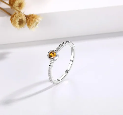 Miniatura 6 de Birthstone Stackable Rings for Women S925 Sterling Silver Heart Stacking Ring Knuckle Rings Band for Best Friends Christmas Anniversary Birthday
