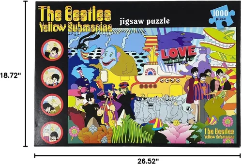 Miniatura 4 de Beatles Yellow Submarine (rompecabezas de 1000 piezas)