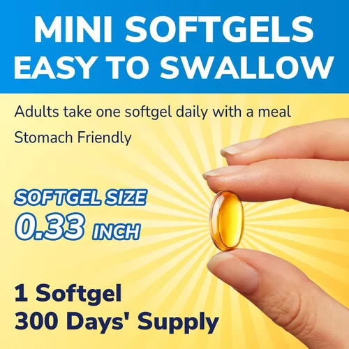 Miniatura 7 de Vitalibre Suplemento de vitamina D3 K2, 10000 UI D3 / 200 mcg K2 MK7, absorción de calcio, hueso, corazón, apoyo inmunológico y estado de ánimo