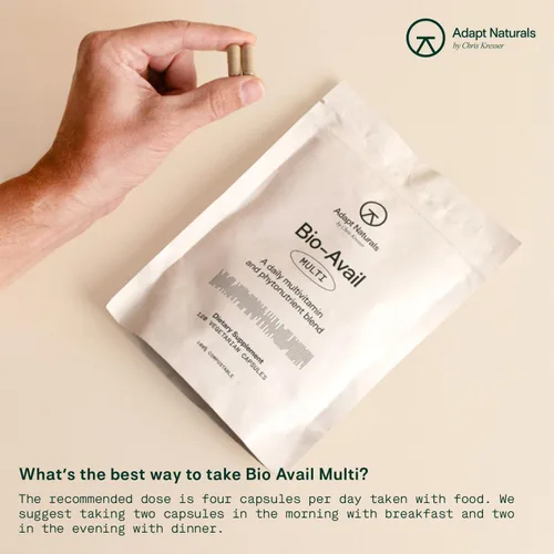 Miniatura 8 de Adapt Naturals - Paquete de salud intestinal e inmune - Biome Protect 4 en 1 prebióticos, probióticos, suplemento postbiótico y multivitamínico