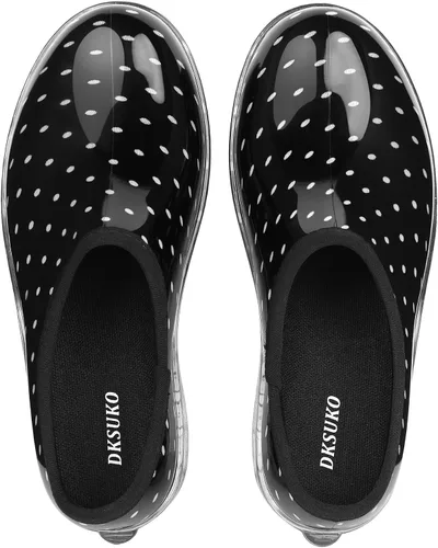 Miniatura 3 de DKSUKO Zapato de jardín impermeable para mujer, calzado ligero para lluvia con plantilla cómoda