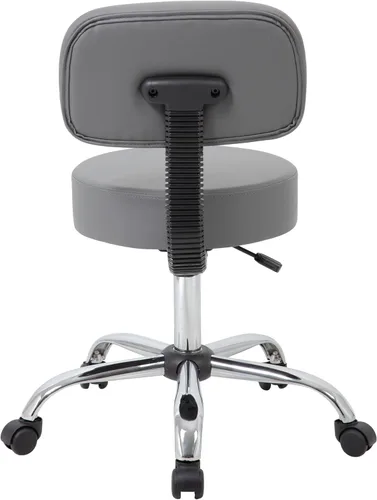 Miniatura 10 de Taburete médico Boss Office Products, cómodo, en color beige, Tela, Gris
