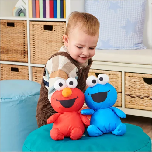 Miniatura 6 de GUND Sesame Street - Peluche oficial de Cookie Monster Muppet, juguete de peluche de nailon prémium para edades de 1 año en adelante, azul, 7