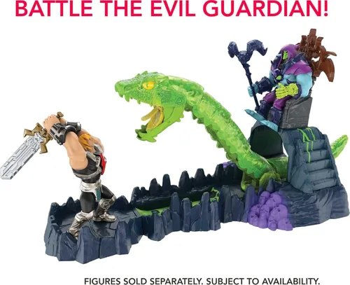 Miniatura 5 de He-Man and The Masters of the Universe Chaos Snake Attack Playset, Skeletor Fortress con 2 figuras de acción (He-Man y Skeletor), regalo