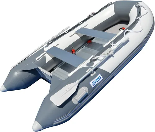 Miniatura 2 de BRIS Bote inflable de 10.8 pies para pesca de rafting bote de pontón tierno