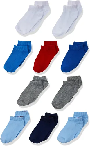 Miniatura 3 de Hanes Calcetines para bebés y niños pequeños, tobillo y corte bajo, paquete de 10 pares Variados
