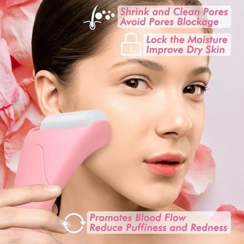 Miniatura 2 de Gua Sha y Rodillo de Hielo para Cara, Pequeños Regalos, Herramientas Faciales para Reducir la Hinchazón y el Enrojecimiento en la Rutina de Cuidado