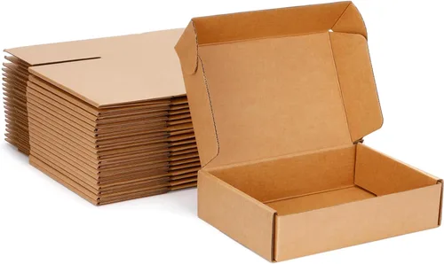 Miniatura 43 de Cajas de envío pequeñas de 6 x 4 x 3 pulgadas, cajas de cartón corrugado negro (paquete de 20) para correo, embalaje, pequeñas empresas y embalaje
