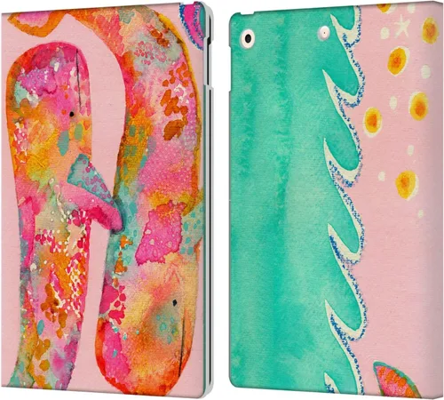 Miniatura 9 de Head Case Designs Wyanne - Funda de piel con licencia oficial de Wyanne Blue Watercolour Bear Animals 2, compatible con Apple iPad 10.2