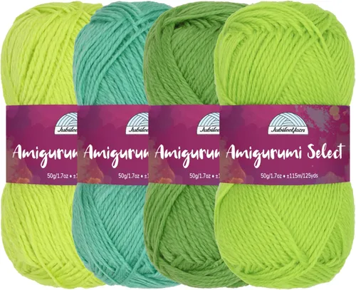Miniatura 22 de JubileeYarn Amigurumi Select - Hilo de acrílico para bebé - Surtido de inspiración 83-4 madejas
