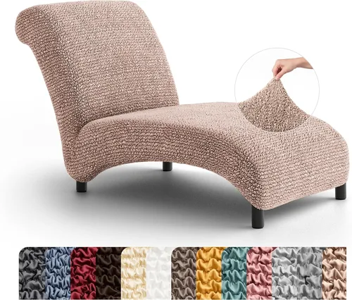 Miniatura 31 de PAULATO BY GA.I.CO. Funda para Silla de Tumbona Sin Brazos - Funda Deslizante para Silla de Tumbona - Funda para Sofá de Salón - Fundas Deslizantes