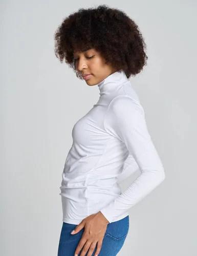 Miniatura 4 de LAPASA Women Mock Neck Thermal Underwear Top Undershirt Lightweight Midweight Fleece Lined Long Sleeve Base Layer L87L89