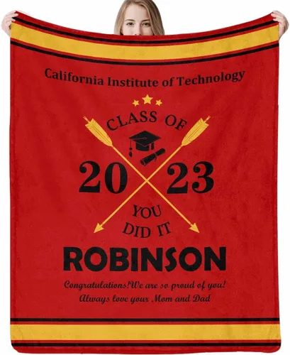 Miniatura 9 de Manta de sofá de graduación personalizada con imagen, manta personalizada para graduados para clase de 2023, personalizable con cualquier palabra