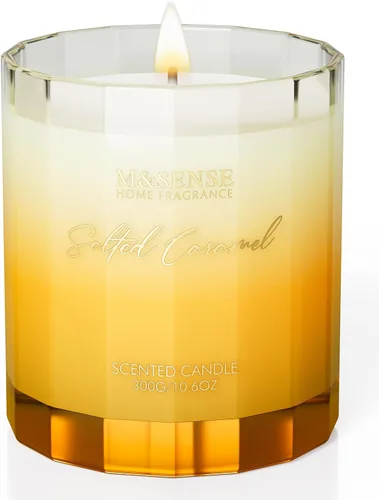 Miniatura 16 de M&SENSE Velas perfumadas de rosa para el hogar - 10.6 oz 60 horas de combustión, cera de soja natural con aroma floral para novia, vela de Rosa
