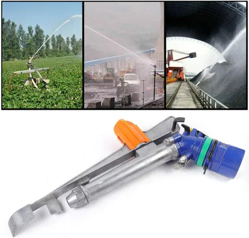 Miniatura 5 de DNYSYSJ Rociador de riego agrícola de 2.6 pulgadas, caudal de 73 GPM, riego de césped para jardín, granja, riego de césped de 262 pies, pistola