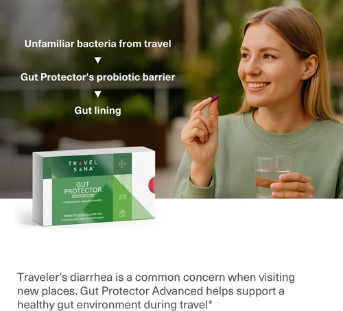 Miniatura 8 de Probióticos de viaje para la salud digestiva, apoyo inmunológico y diarrea ocasional del viajero Probióticos para la salud intestinal Suplemento