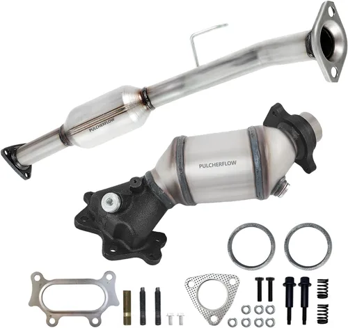 Miniatura 7 de Catalizador compatible con Honda Civic LX/CX/DX/HX/GX 1996 1997 1998 1999 2000 Honda Civic Del Sol S 1.6L l4 de alto rendimiento (compatible con EPA)