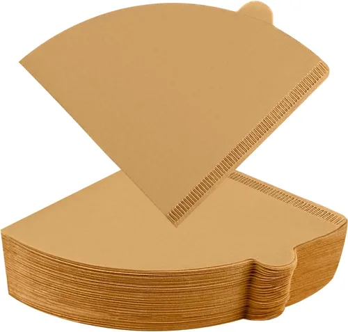 Miniatura 7 de Filtros de café 2, filtros de café en cono, filtro de papel natural desechable de 1 a 4 tazas, filtro para verter sobre café compatible con V60