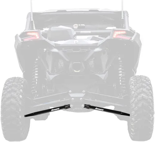 SuperATV Brazos/varillas de radio inferior trasero en caja para Can-Am Maverick X3 64 pulgadas Turbo/X RC/X MR/X DS/MAX (ver ajuste a continuación)