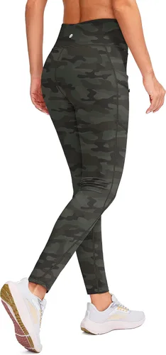 Miniatura 3 de G Gradual Leggings de invierno con forro polar para mujer, con bolsillos, resistentes al agua, cintura alta, pantalones térmicos cálidos