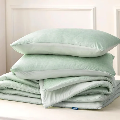 Miniatura 295 de Bedsure Juego de edredón Twin/Twin XL, ropa de cama suave beige para todas las estaciones, juego de cama teñido catiónico, 2 piezas, 1 edredón