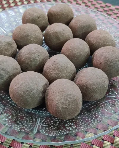 Miniatura 3 de Bolas de arcilla tostada gris (cereza roja) 200 GMS Rojo