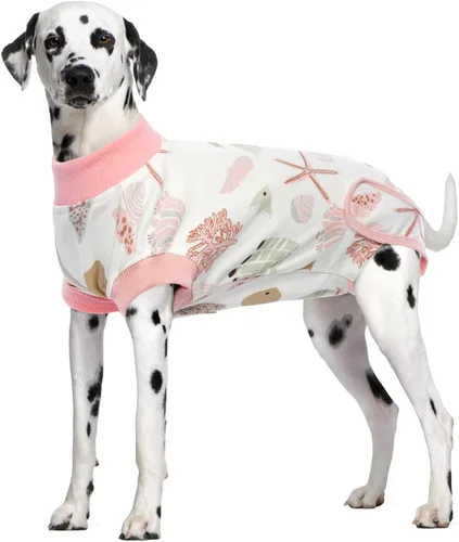 Miniatura 12 de IDOMIK Traje de recuperación para perros – Mono ajustable antilamidas para después de la cirugía, traje esterilizador de esterilización masculino