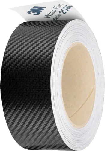 Miniatura 12 de Kit de envoltura de vinilo 3M 2080 de 2 pulgadas x 25 pies, color negro brillante, para eliminación de cromo negro, moldura de ventana, moldura
