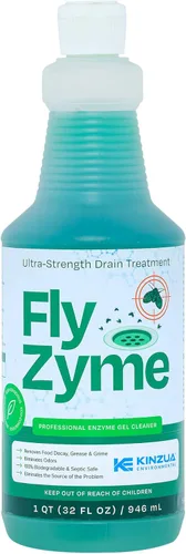 Miniatura 8 de Kinzua Environmental Fly-Zyme, limpiador de drenaje enzimático altamente concentrado para tuberías, gel de drenaje para moscas de la fruta
