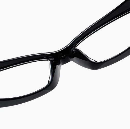 Miniatura 8 de B&Q Paquete de 3 lentes de lectura unisex con marco negro grueso, lentes transparentes para hombres y mujeres