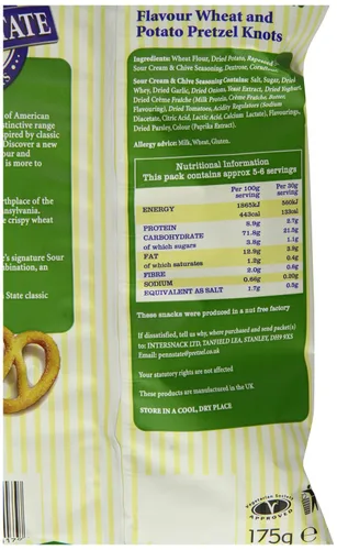 Miniatura 3 de Penn State Pretzels sabor a crema agria y cebollino 6.17 oz (paquete de 12)